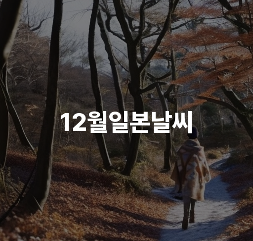 12월 일본 날씨 | 일본 겨울 여행 가이드와 옷차림 팁