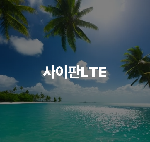 사이판LTE  사이판 데이터 요금제 미국 사이판 여행 시 LTE 사용법