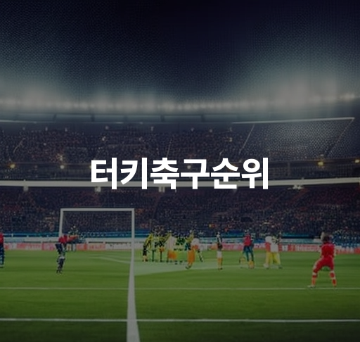 터키축구순위  2024년 터키 슈퍼리그 경기 결과 및 국가대표팀 성적