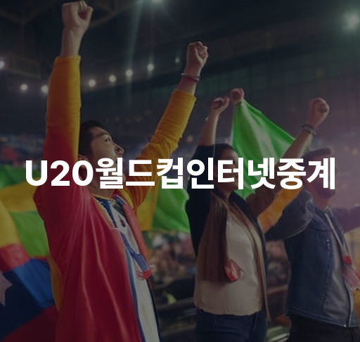 U20월드컵인터넷중계  실시간 대한민국 U20 대표팀 경기 및 예선전 생중계