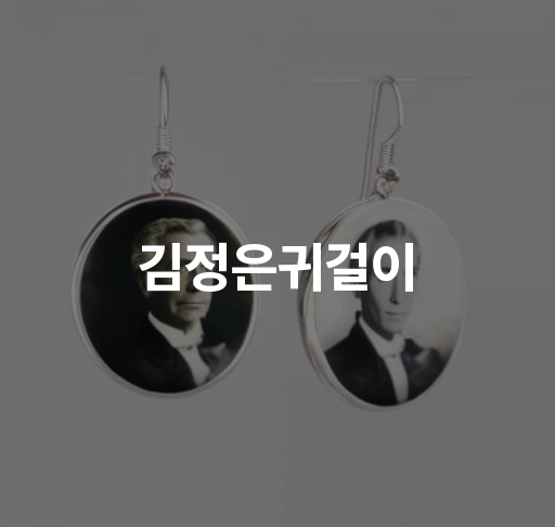 김정은귀걸이  부채 디자인 자개 귀걸이 로즈골드 도금 목걸이 시리즈