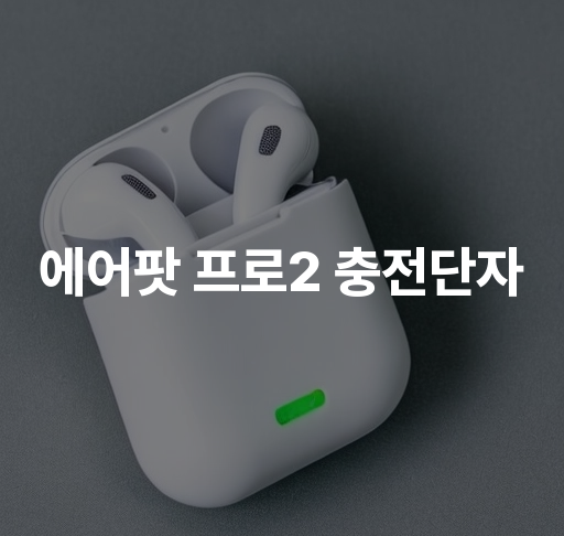 에어팟 프로2 충전단자  속도 및 효율성 비교 유지 보수 방법