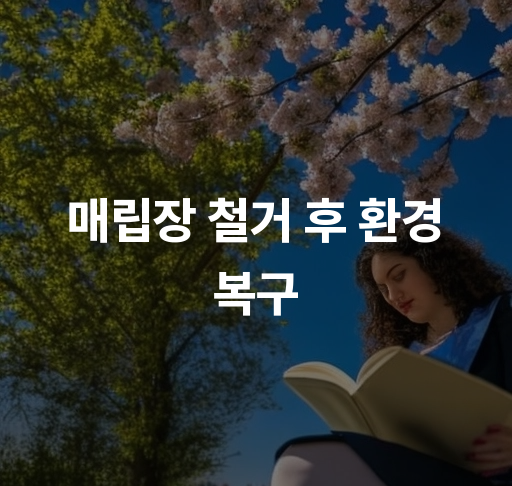 매립장 철거 후 환경 복구  환경 오염 제거 방법과 생태계 회복 전략