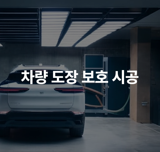 차량 도장 보호 시공  PPF 시공 방법 및 장점 차량 외관 유지 팁