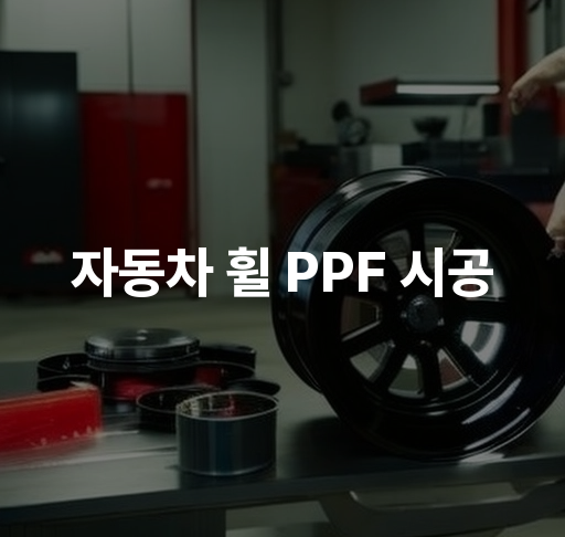 자동차 휠 PPF 시공  내구성 강화 및 컬러 보호 방법