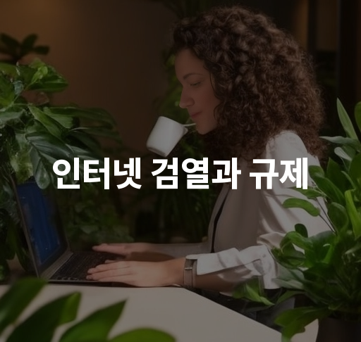 인터넷 검열과 규제  한국의 인터넷 서비스 차단 사례 및 영향